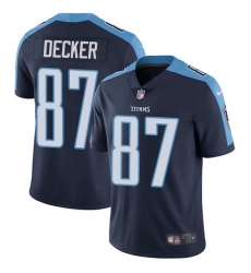 Nike Titans #87 Eric Decker Navy Blue Alternate Mens Stitched NFL Vapor Untouchable Limited Jersey Nike Titans #87 Eric Decker Navy Blue Alternate Mens Stitched NFL Vapor Untouchable Limited Jersey