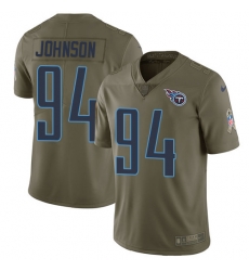 Nike Titans #94 Austin Johnson Olive Mens Stitched NFL Limited 2017 Salute to Service Jersey Nike Titans #94 Austin Johnson Olive Mens Stitched NFL Limited 2017 Salute to Service Jersey