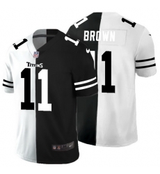 Tennessee Titans 11 A J Brown Men Black V White Peace Split Nike Vapor Untouchable Limited NFL Jersey Tennessee Titans 11 A J Brown Men Black V White Peace Split Nike Vapor Untouchable Limited NFL Jersey