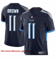 Titans 11 A J Brown Navy Blue Team Color Men Stitched Football Vapor Untouchable Limited Jersey Titans 11 A J Brown Navy Blue Team Color Men Stitched Football Vapor Untouchable Limited Jersey