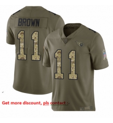 Titans 11 A J Brown Olive Camo Men Stitched Football Limited 2017 Salute To Service Jersey Titans 11 A J Brown Olive Camo Men Stitched Football Limited 2017 Salute To Service Jersey
