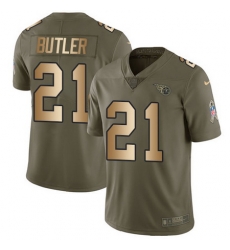 Nike Titans #21 Malcolm Butler Olive Gold Youth Stitched NFL Limited 2017 Salute to Service Jersey Nike Titans #21 Malcolm Butler Olive Gold Youth Stitched NFL Limited 2017 Salute to Service Jersey