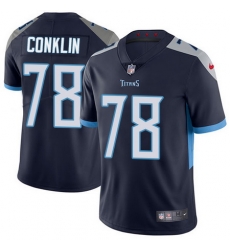 Nike Titans #78 Jack Conklin Navy Blue Alternate Youth Stitched NFL Vapor Untouchable Limited Jersey Nike Titans #78 Jack Conklin Navy Blue Alternate Youth Stitched NFL Vapor Untouchable Limited Jersey