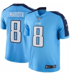 Youth Nike Tennessee Titans 8 Marcus Mariota Limited Light Blue Rush Vapor Untouchable NFL Jersey Youth Nike Tennessee Titans 8 Marcus Mariota Limited Light Blue Rush Vapor Untouchable NFL Jersey