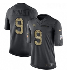 Youth Nike Tennessee Titans 9 Steve McNair Limited Black 2016 Salute to Service NFL Jersey Youth Nike Tennessee Titans 9 Steve McNair Limited Black 2016 Salute to Service NFL Jersey