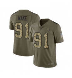 Youth Tennessee Titans 91 Cameron Wake Limited Olive Camo 2017 Salute to Service Football Jersey Youth Tennessee Titans 91 Cameron Wake Limited Olive Camo 2017 Salute to Service Football Jersey