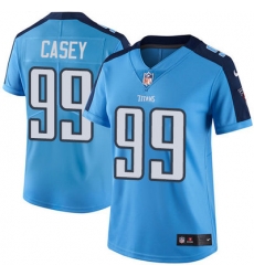 Nike Titans #99 Jurrell Casey Light Blue Team Color Womens Stitched NFL Vapor Untouchable Limited Jersey Nike Titans #99 Jurrell Casey Light Blue Team Color Womens Stitched NFL Vapor Untouchable Limited Jersey