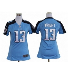 Nike Women NFL Tennessee Titans #13 Kendall Wright Blue Jerseys Nike Women NFL Tennessee Titans #13 Kendall Wright Blue Jerseys