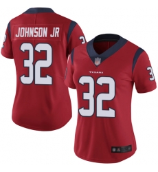 Texans 32 Lonnie Johnson Jr Red Alternate Women Stitched Football Vapor Untouchable Limited Jersey Texans 32 Lonnie Johnson Jr Red Alternate Women Stitched Football Vapor Untouchable Limited Jersey