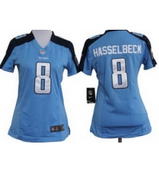 Women Nike Tennessee Titans 8# Matt Hasselbeck Light Blue Nike NFL Jerseys Women Nike Tennessee Titans 8# Matt Hasselbeck Light Blue Nike NFL Jerseys