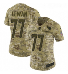 Womens Nike Tennessee Titans 77 Taylor Lewan Limited Camo 2018 Salute to Service NFL Jersey Womens Nike Tennessee Titans 77 Taylor Lewan Limited Camo 2018 Salute to Service NFL Jersey
