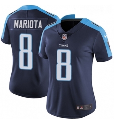 Womens Nike Tennessee Titans 8 Marcus Mariota Elite Navy Blue Alternate NFL Jersey Womens Nike Tennessee Titans 8 Marcus Mariota Elite Navy Blue Alternate NFL Jersey