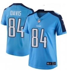 Womens Nike Tennessee Titans 84 Corey Davis Light Blue Team Color Vapor Untouchable Limited Player NFL Jersey Womens Nike Tennessee Titans 84 Corey Davis Light Blue Team Color Vapor Untouchable Limited Player NFL Jersey