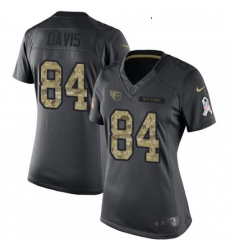 Womens Nike Tennessee Titans 84 Corey Davis Limited Black 2016 Salute to Service NFL Jersey Womens Nike Tennessee Titans 84 Corey Davis Limited Black 2016 Salute to Service NFL Jersey