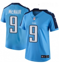 Womens Nike Tennessee Titans 9 Steve McNair Elite Light Blue Team Color NFL Jersey Womens Nike Tennessee Titans 9 Steve McNair Elite Light Blue Team Color NFL Jersey