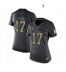 Womens Tennessee Titans 17 Ryan Tannehill Limited Black 2016 Salute to Service Football Jersey Womens Tennessee Titans 17 Ryan Tannehill Limited Black 2016 Salute to Service Football Jersey