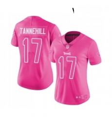 Womens Tennessee Titans 17 Ryan Tannehill Limited Pink Rush Fashion Football Jersey Womens Tennessee Titans 17 Ryan Tannehill Limited Pink Rush Fashion Football Jersey