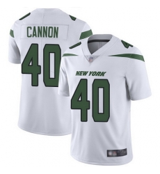 Jets #40 Trenton Cannon White Men Stitched Football Vapor Untouchable Limited Jersey Jets #40 Trenton Cannon White Men Stitched Football Vapor Untouchable Limited Jersey