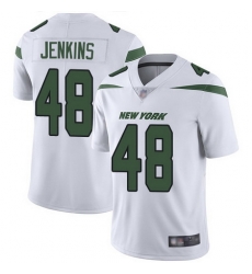 Jets #48 Jordan Jenkins White Men Stitched Football Vapor Untouchable Limited Jersey Jets #48 Jordan Jenkins White Men Stitched Football Vapor Untouchable Limited Jersey