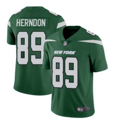 Jets #89 Chris Herndon Green Team Color Men Stitched Football Vapor Untouchable Limited Jersey Jets #89 Chris Herndon Green Team Color Men Stitched Football Vapor Untouchable Limited Jersey