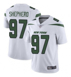 Jets #97 Nathan Shepherd White Men Stitched Football Vapor Untouchable Limited Jersey Jets #97 Nathan Shepherd White Men Stitched Football Vapor Untouchable Limited Jersey