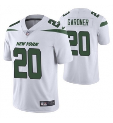 Men New York Jets 20 Ahmad Gardner 2022 White Vapor Untouchable Limited Stitched jersey Men New York Jets 20 Ahmad Gardner 2022 White Vapor Untouchable Limited Stitched jersey