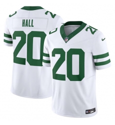 Men New York Jets 20 Breece Hall White 2023 F U S E Vapor Limited Throwback Stitched Football Jersey Men New York Jets 20 Breece Hall White 2023 F U S E Vapor Limited Throwback Stitched Football Jersey