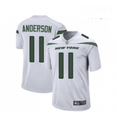 Mens New York Jets 11 Robby Anderson Game White Football Jersey Mens New York Jets 11 Robby Anderson Game White Football Jersey