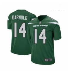 Mens New York Jets 14 Sam Darnold Game Green Team Color Football Jersey Mens New York Jets 14 Sam Darnold Game Green Team Color Football Jersey