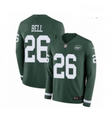 Mens New York Jets 26 Le Veon Bell Limited Green Therma Long Sleeve Football Jersey Mens New York Jets 26 Le Veon Bell Limited Green Therma Long Sleeve Football Jersey