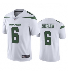 Men's New York Jets #6 Greg Zuerlein White Vapor Untouchable Limited Stitched Jersey Men's New York Jets #6 Greg Zuerlein White Vapor Untouchable Limited Stitched Jersey