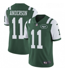 Mens Nike New York Jets 11 Robby Anderson Green Team Color Vapor Untouchable Limited Player NFL Jersey Mens Nike New York Jets 11 Robby Anderson Green Team Color Vapor Untouchable Limited Player NFL Jersey