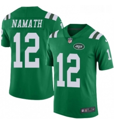 Mens Nike New York Jets 12 Joe Namath Limited Green Rush Vapor Untouchable NFL Jersey Mens Nike New York Jets 12 Joe Namath Limited Green Rush Vapor Untouchable NFL Jersey