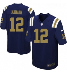 Mens Nike New York Jets 12 Joe Namath Limited Navy Blue Alternate NFL Jersey Mens Nike New York Jets 12 Joe Namath Limited Navy Blue Alternate NFL Jersey