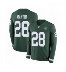 Mens Nike New York Jets 28 Curtis Martin Limited Green Therma Long Sleeve NFL Jersey Mens Nike New York Jets 28 Curtis Martin Limited Green Therma Long Sleeve NFL Jersey