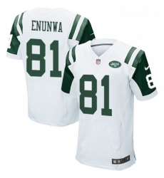 Mens Nike New York Jets 81 Quincy Enunwa Elite White NFL Jersey Mens Nike New York Jets 81 Quincy Enunwa Elite White NFL Jersey