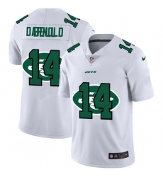 New York Jets 14 Sam Darnold White Men Nike Team Logo Dual Overlap Limited NFL Jersey New York Jets 14 Sam Darnold White Men Nike Team Logo Dual Overlap Limited NFL Jersey