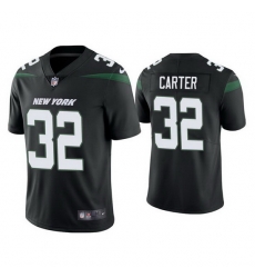 New York Jets 32 Michael Carter 2021 Black Vapor Untouchable Limited Stitched Jersey New York Jets 32 Michael Carter 2021 Black Vapor Untouchable Limited Stitched Jersey