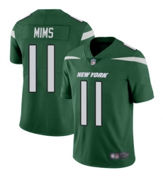 Nike Jets 11 Denzel Mim Green Team Color Men Stitched NFL Vapor Untouchable Limited Jersey Nike Jets 11 Denzel Mim Green Team Color Men Stitched NFL Vapor Untouchable Limited Jersey