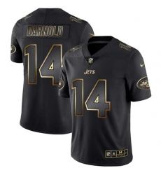 Nike Jets 14 Sam Darnold Black Gold Vapor Untouchable Limited Jersey Nike Jets 14 Sam Darnold Black Gold Vapor Untouchable Limited Jersey