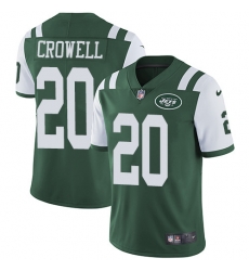 Nike Jets #20 Isaiah Crowell Green Team Color Men Stitched NFL Vapor Untouchable Limited Jersey Nike Jets #20 Isaiah Crowell Green Team Color Men Stitched NFL Vapor Untouchable Limited Jersey