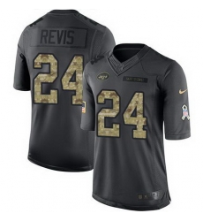 Nike Jets #24 Darrelle Revis Black Mens Stitched NFL Limited 2016 Salute to Service Jersey Nike Jets #24 Darrelle Revis Black Mens Stitched NFL Limited 2016 Salute to Service Jersey