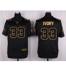 Nike Jets #33 Chris Ivory Black Mens Stitched NFL Elite Pro Line Gold Collection Jer Nike Jets #33 Chris Ivory Black Mens Stitched NFL Elite Pro Line Gold Collection Jer