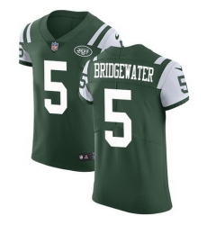 Nike Jets #5 Teddy Bridgewater Green Team Color Mens Stitched NFL Vapor Untouchable Elite Jersey Nike Jets #5 Teddy Bridgewater Green Team Color Mens Stitched NFL Vapor Untouchable Elite Jersey