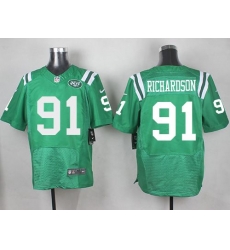 Nike Jets #91 Sheldon Richardson Green Mens Stitched NFL Elite Rush Jersey Nike Jets #91 Sheldon Richardson Green Mens Stitched NFL Elite Rush Jersey