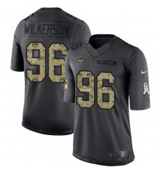 Nike Jets #96 Muhammad Wilkerson Black Mens Stitched NFL Limited 2016 Salute to Service Jersey Nike Jets #96 Muhammad Wilkerson Black Mens Stitched NFL Limited 2016 Salute to Service Jersey