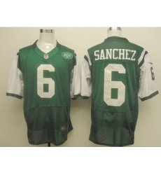 Nike New York Jets 6 Mark Sanchez Green Elite Jeersey Nike New York Jets 6 Mark Sanchez Green Elite Jeersey