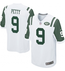 Nike New York Jets #9 Bryce Petty White Mens Stitched NFL Elite Jersey Nike New York Jets #9 Bryce Petty White Mens Stitched NFL Elite Jersey