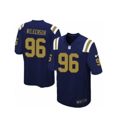 Nike New York Jets 96 Muhammad Wilkerson Blue Game Alternate NFL Jersey Nike New York Jets 96 Muhammad Wilkerson Blue Game Alternate NFL Jersey