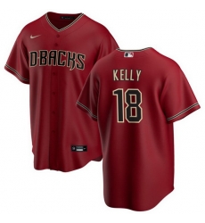 Men Arizona Diamondbacks 18 Carson Kelly Red Cool Base Stitched Baseball Jerseys Men Arizona Diamondbacks 18 Carson Kelly Red Cool Base Stitched Baseball Jerseys